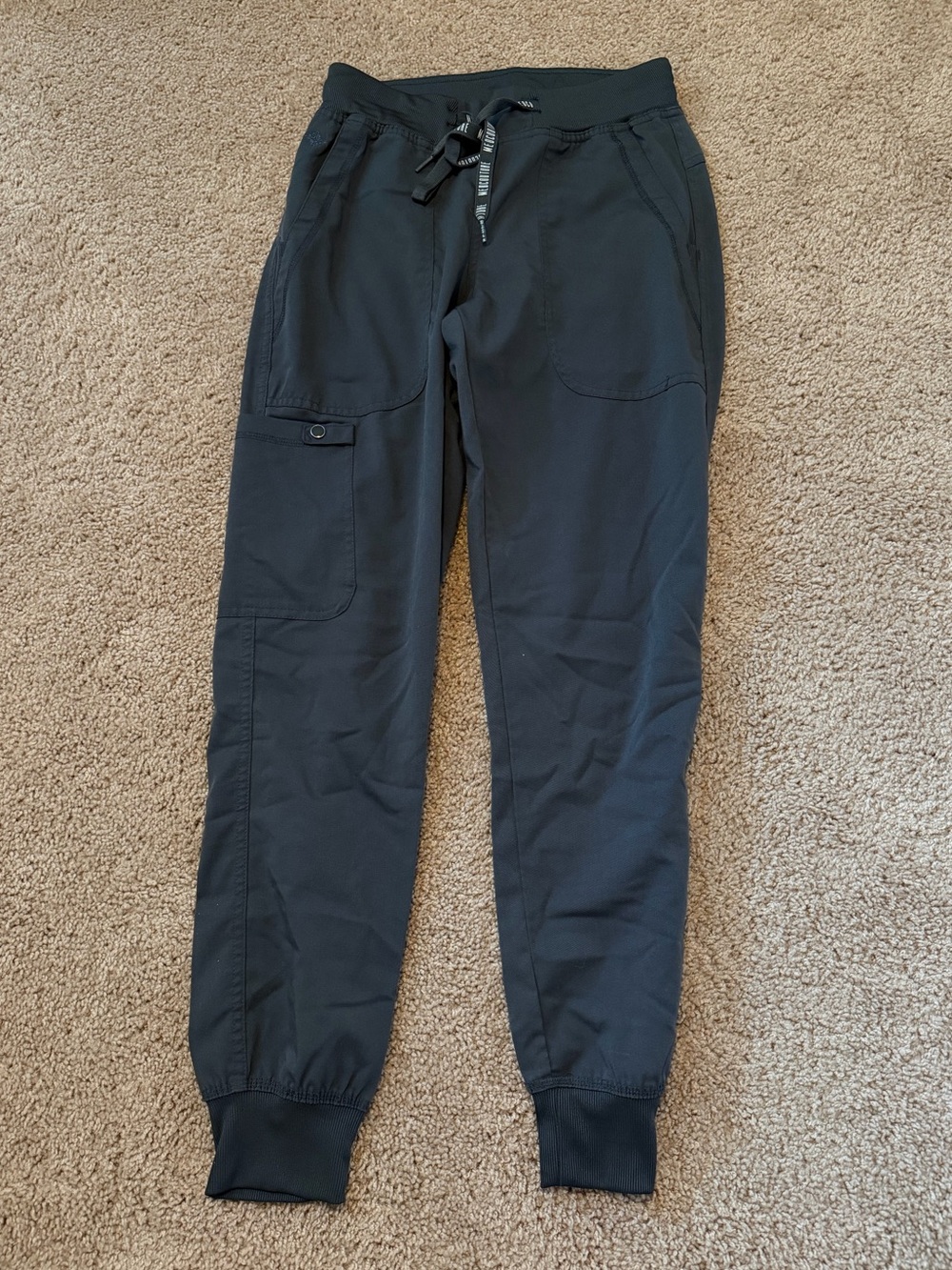 Med Couture Black Jogger Track Pants